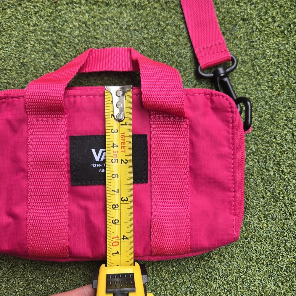 Vans "Off The Wall" Block Wallet Crossbody Carry All Bag Pink - Picture 13 of 13